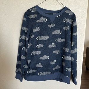 LL Bean sweatshirt and jogger combo set. Material is more like a sweater weave.